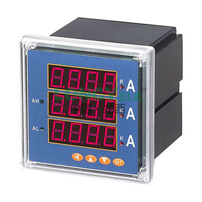Three-phase ammeter