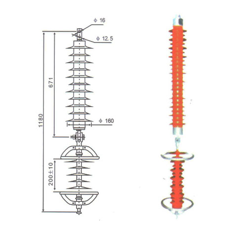 HY5CX-51/134 zinc oxide arrester