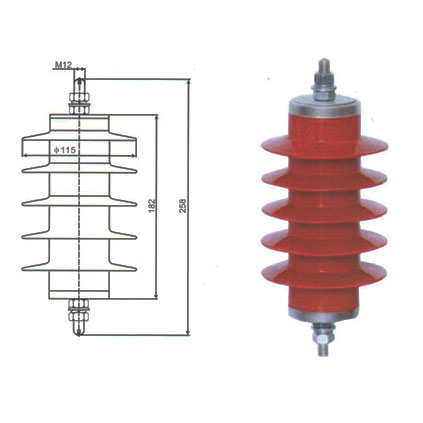 HY5WR-17/45 capacitor-type zinc oxide arrester