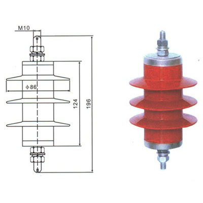 HY5WS-10/30 distribution-type Zinc oxide arrester